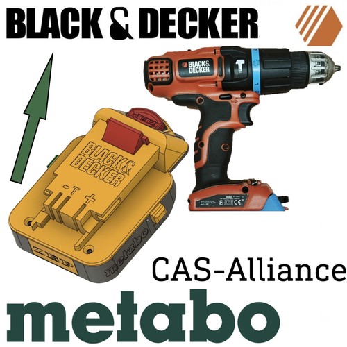 Adattatore batteria metabo - da,