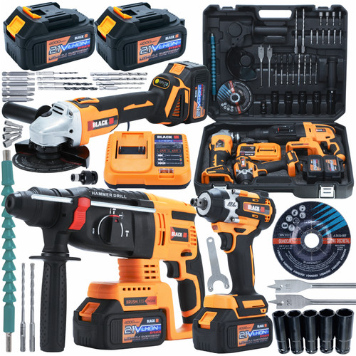 Black 21v kit - black, 3