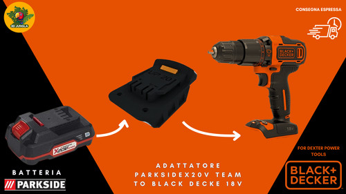 Adattatore batteria parkside - batteria,